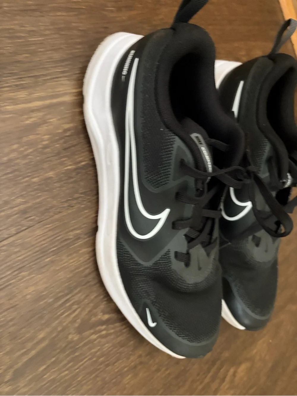 Nike Kids Black and White Athletic Sneakers